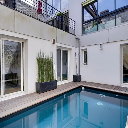 度假居 L'ibai Loft - Magnifique Maison Avec Piscine Aux Chartrons 波尔多