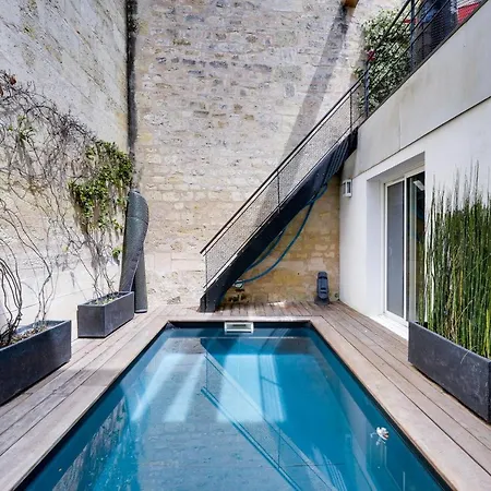 度假居 L'ibai Loft - Magnifique Maison Avec Piscine Aux Chartrons 波尔多